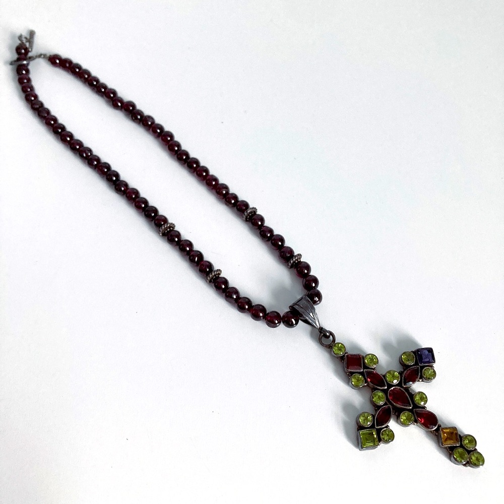 Antique Vintage Real Gemstone Rosary